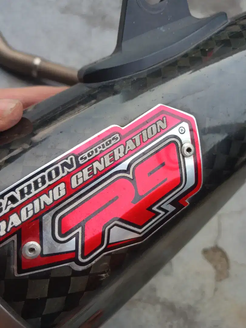 jual knalpot R9 austin carbon titanium original yamaha R15