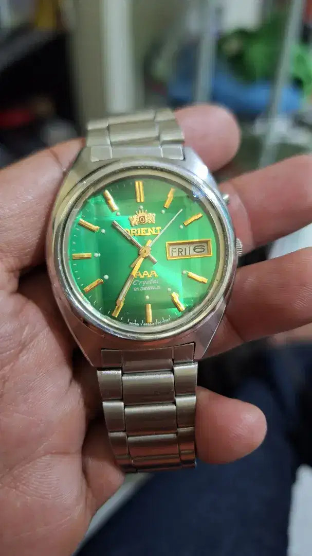 Orient Automatic Crystal AAA Green Dial