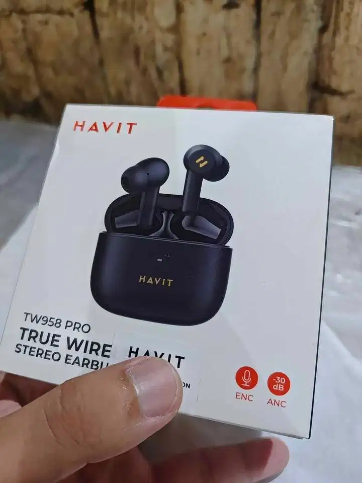 Havit TW958 PRO ANC Wireless Stereo Earbuds with Dual Mic Environmenta