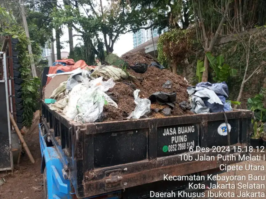 Jasa buang puing angkut sampah