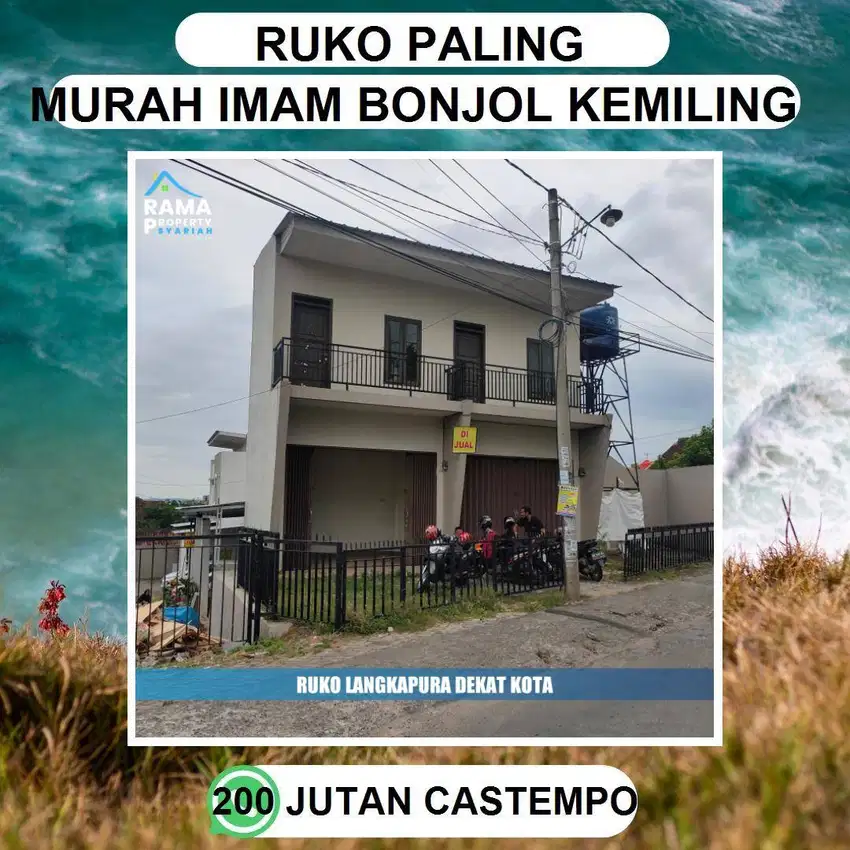 RUKO KEMILING IMAM BOJOL HARGA TERMURAH BISA DICICIL