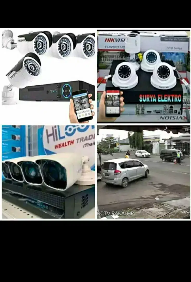 Sedia kamera cctv bisa pantau via hp