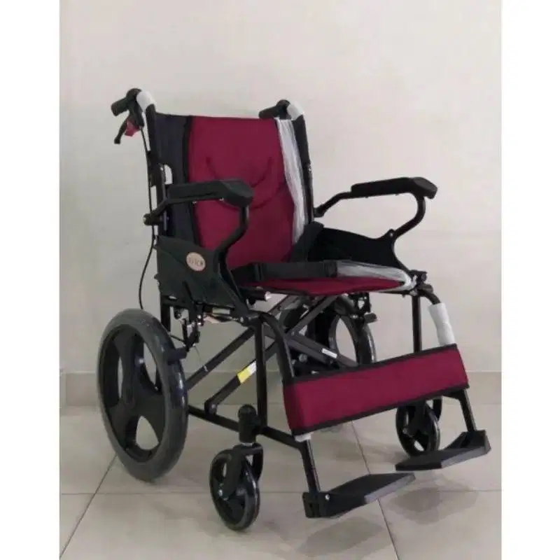 Jual Kursi roda traveling bonus tongkat walker 2 pcs ( Second)