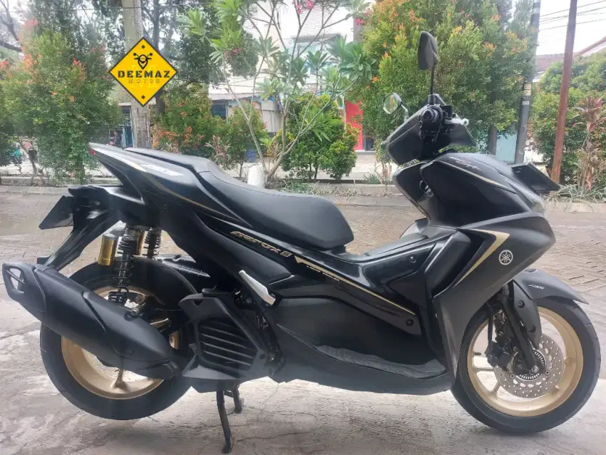 (DP 1 Jt)‼️ Yamaha Aerox S ABS Keyless Connected Hitam Doff Mulus 2021