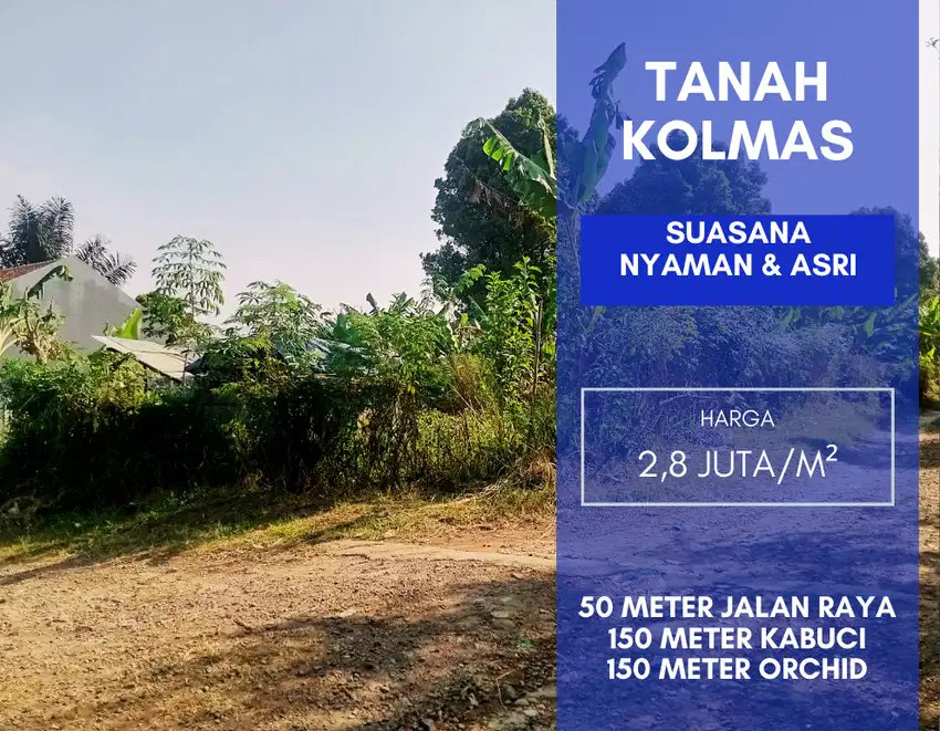 Di Jual Tanah Murah Jalan Kolmas Cimahi SHM