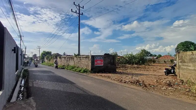 Tanah luas 2650 m2 di jl. kebun bunga sukarami