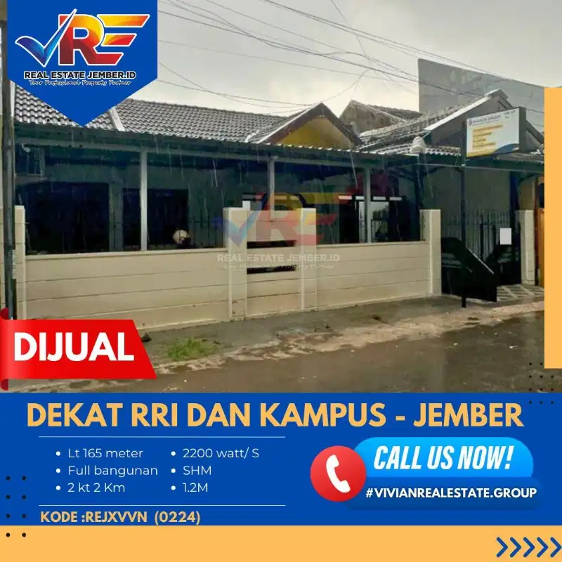 Jual Rumah Mewah di Gunung Batu Jember