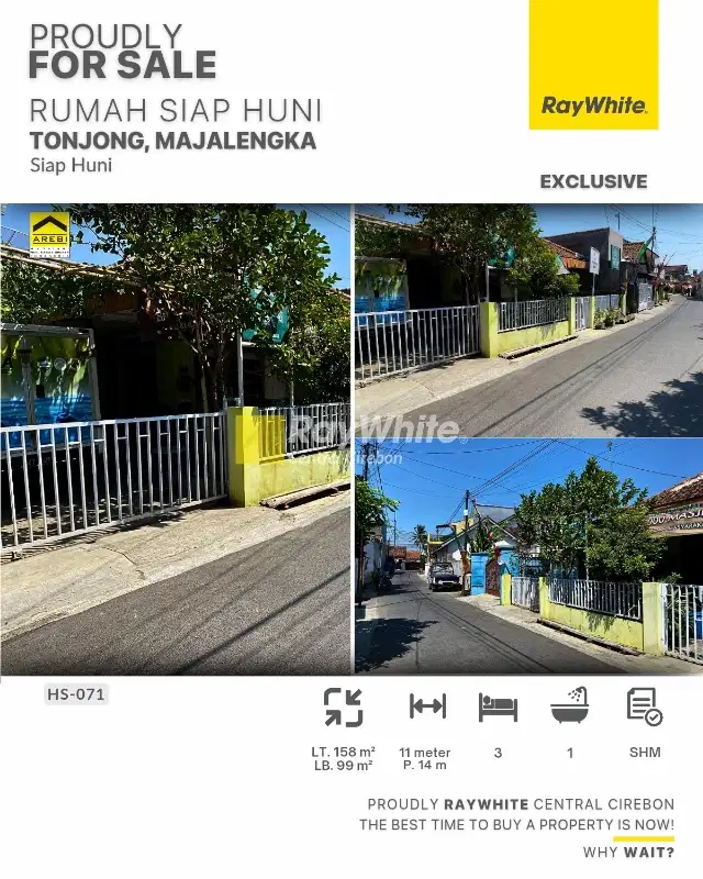 Dijual rumah dekat kota area Tonjong Majalengka