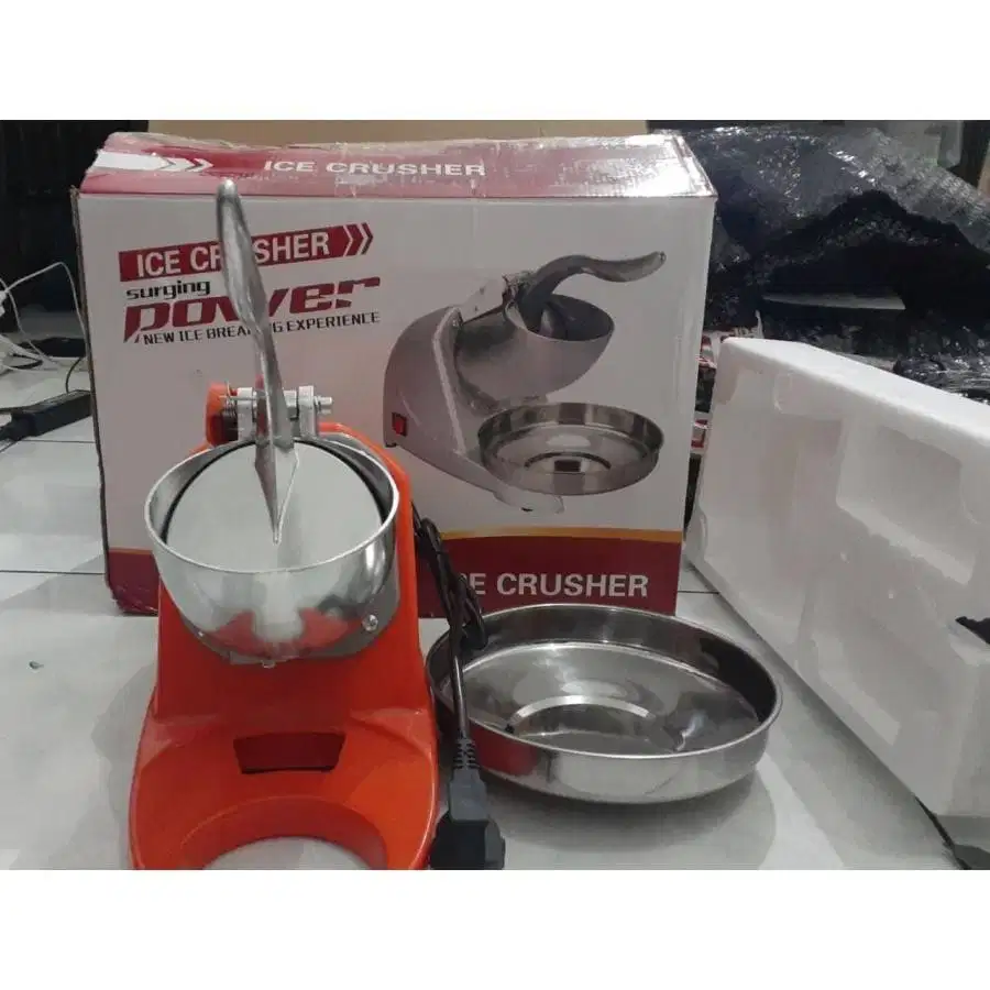 MAXPUMP ICE-128A MESIN Serut Es Batu Listrik 380W Pisau Ganda