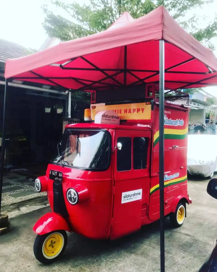 Bisa Custom Bajaj & Tvs Mini Food Truck Cocok Untuk Usaha Anda