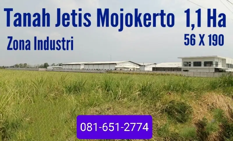 Tanah Industri di Jetis Mojokerto