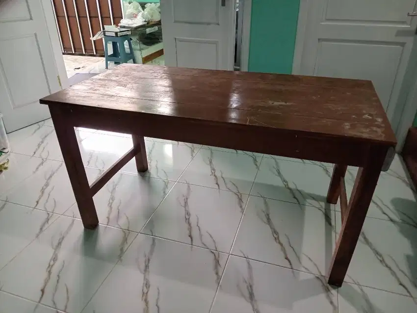 Dijual cepat, meja kayu akasia, 140cmx70cm