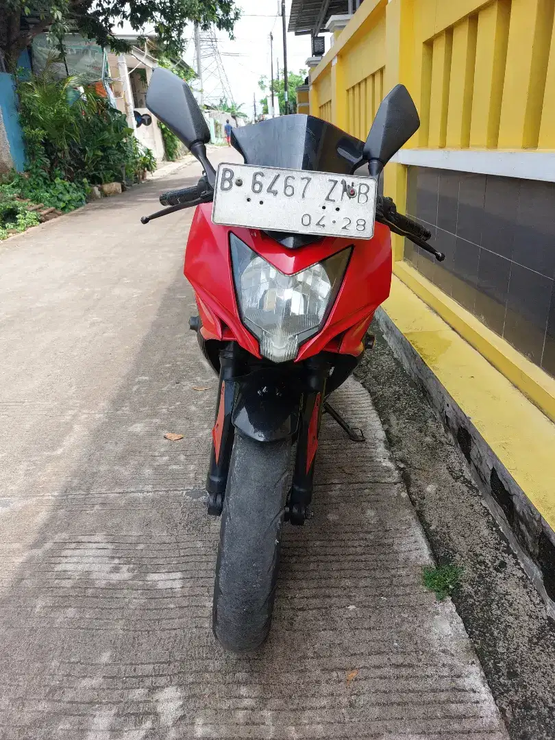 Kawasaki ninja mono 250 cc merah pajak hidup