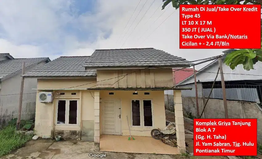 JUAL RUMAH/TAKE OVER KREDIT