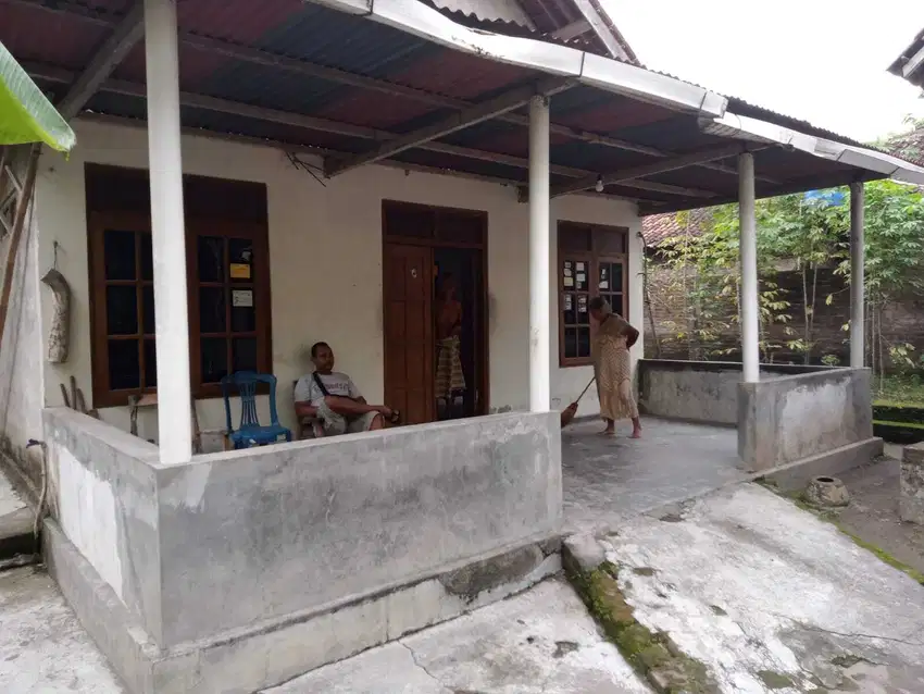 DIJUAL TANAH PEKARANGAN BONUS RUMAH DEKAT PASAR IMOGIRI BANTUL JK12981