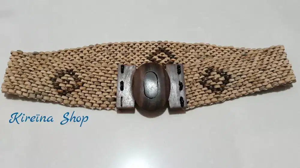 Ikat Pinggang Wanita Bahan Kayu