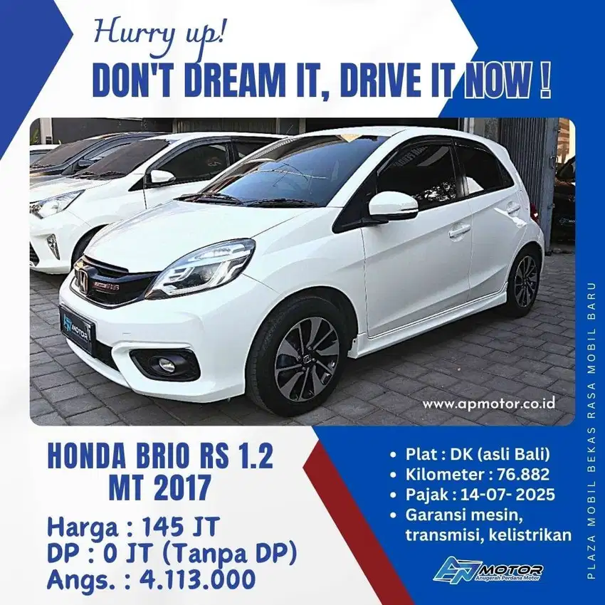 DP 0 RP!! Brio RS 1.2 MT 2017 AsBali