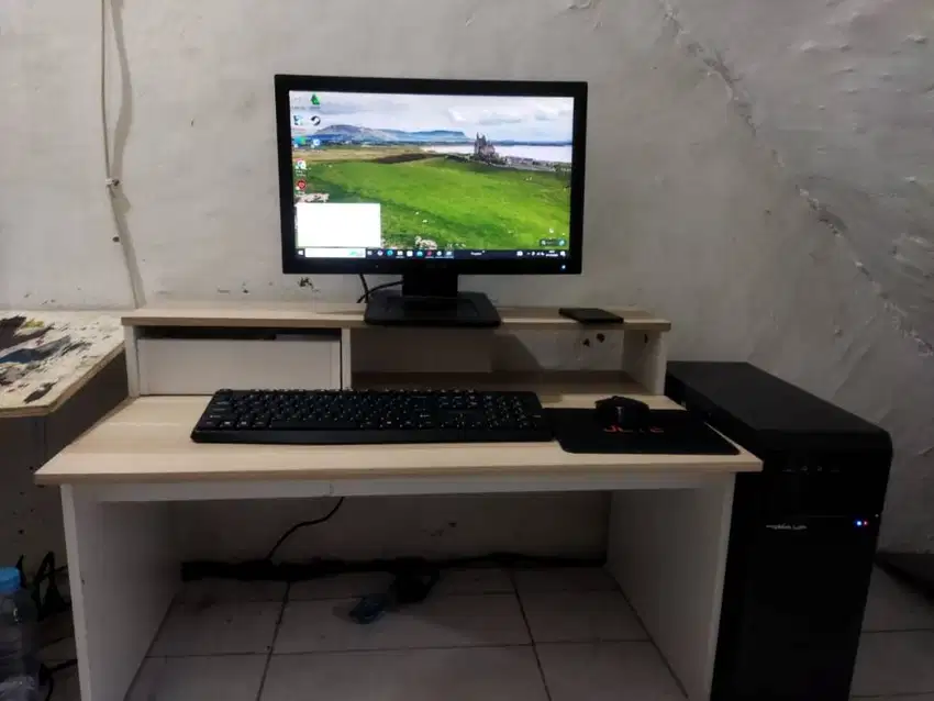 Komputer Pc 1 set + Meja Pentium G Ram 8GB Ssd120 Gb Surabaya Rungkut