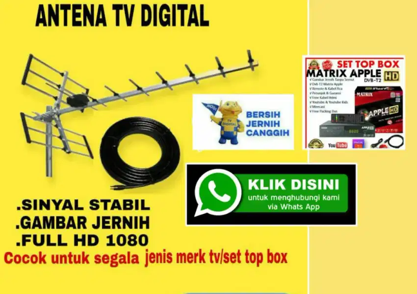 Antena Digital Antena Digital Antena Tv Dan Instalasi