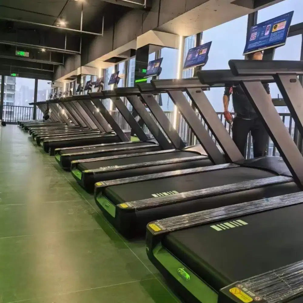 Treadmill elektrik DHZ komersial import treadmill AC