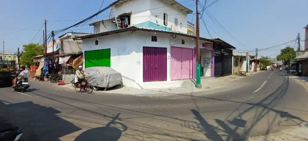 Rumah pinggir tepi jalan raya jakarta kalideres jual 2 lantai nego shm