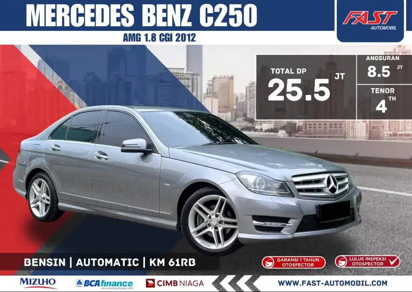 DP 25JT MERCEDES BENZ C250 AMG 2012 CGi LOW KM.61RB & PJK PJG #F7ST