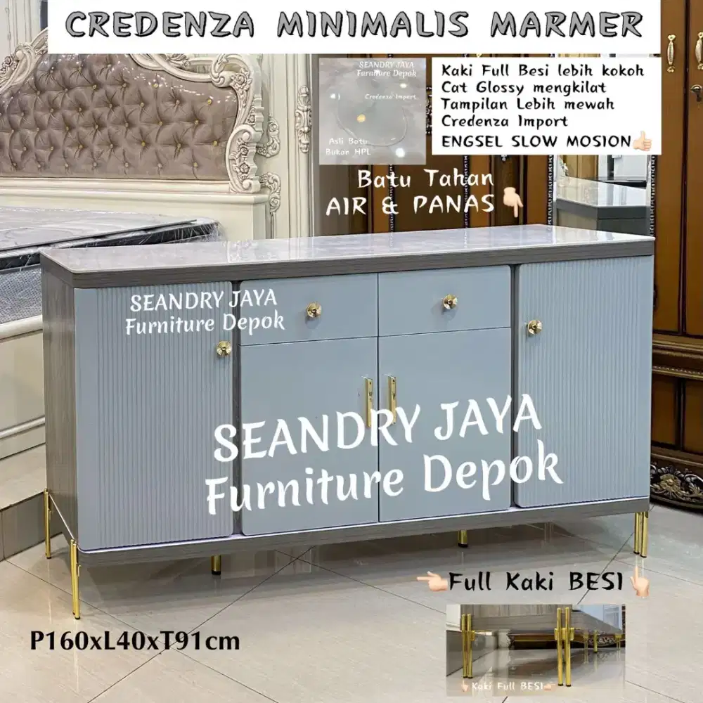 SEANDRY JAYA Furniture Depok/Credenza Import/RTV/Besi/Minimalis/Mewah