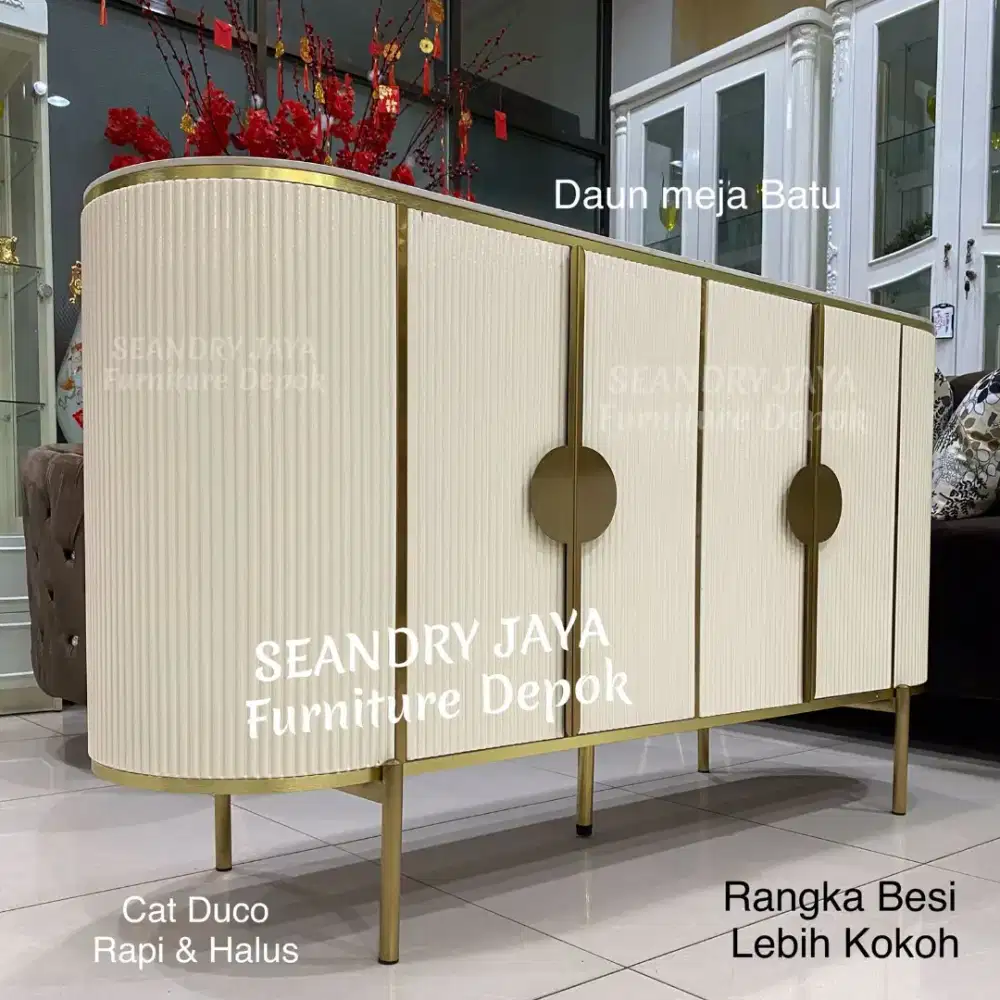 SEANDRY JAYA Furniture Depok/Credenza Import/RTV/Besi/Minimalis/Mewah
