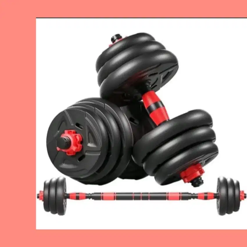 Dumble set 20kg 30kg  40kg bahan PVC alat fitnes BTK-466