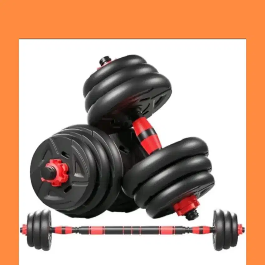 Dumble set 20kg 30kg  40kg bahan PVC alat fitnes BTK-466