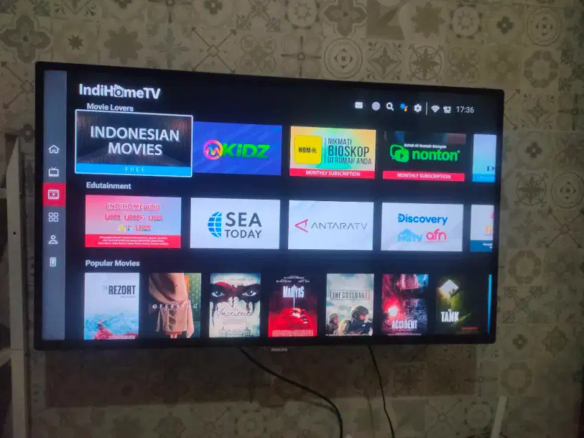 Smart Philips android tv 43 inch tanpa minus