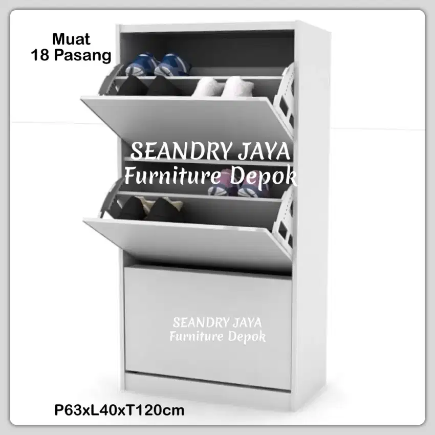 SEANDRY JAYA Furniture Depok/Lemari Sepatu/Rak Serba guna/Minimalis