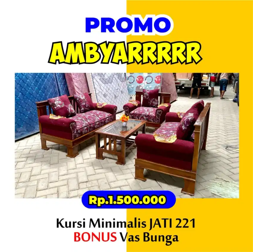 Promo ambyar stok terbatas