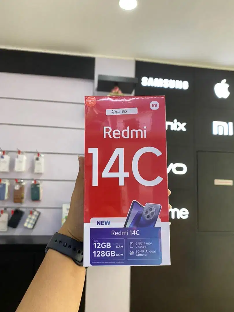 MSI REDMI 14C 6/128 BLACK BARU MASIH TERSEGEL & BERGARANSI RESMI