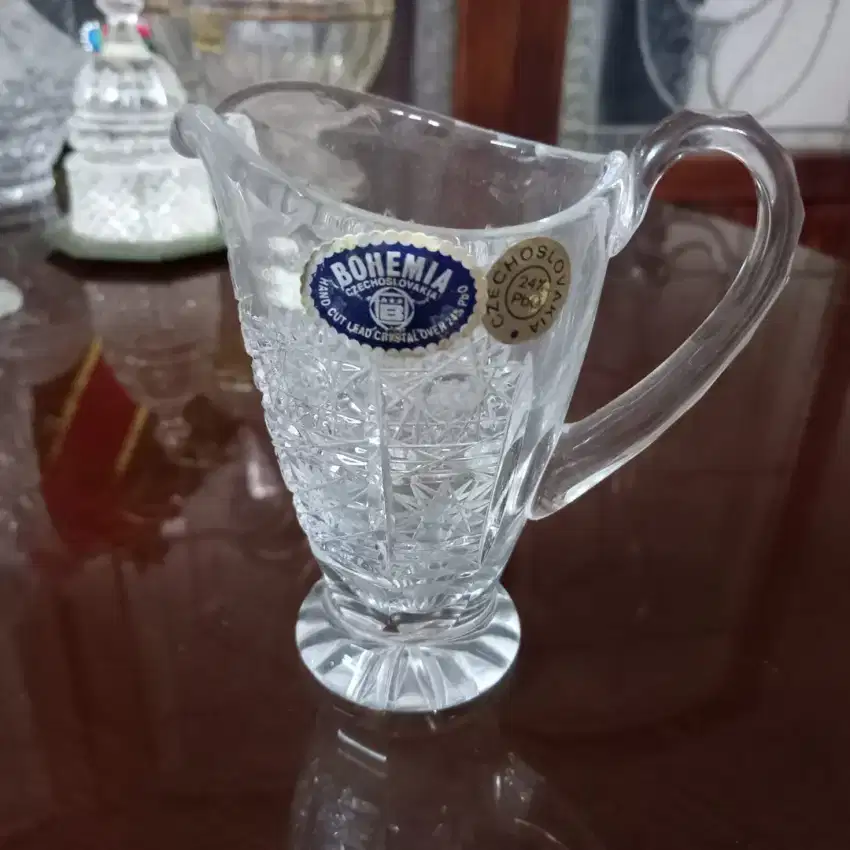 Pajangan Jug kristal Bohemia