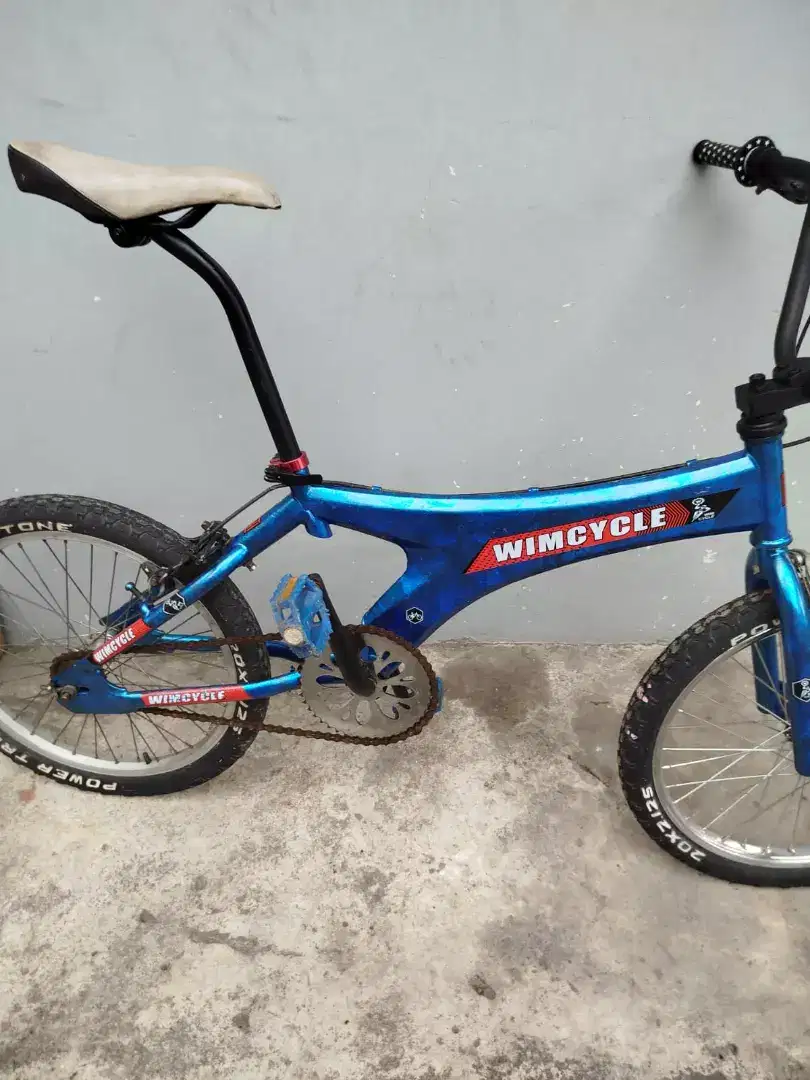 bmx wimcycle koleksian rare item jrang yg punya uk 20 kuat kokoh