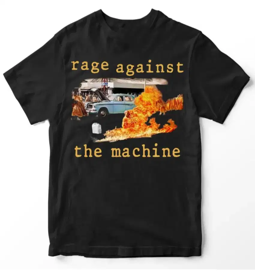 kaos RAGE AGAINST THE MACHINE - high quality - ratm - hongkong