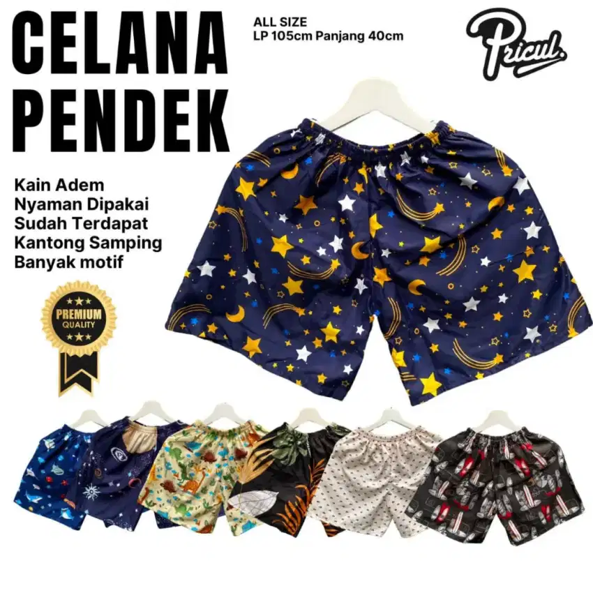 Boxer pria dan wanita all size