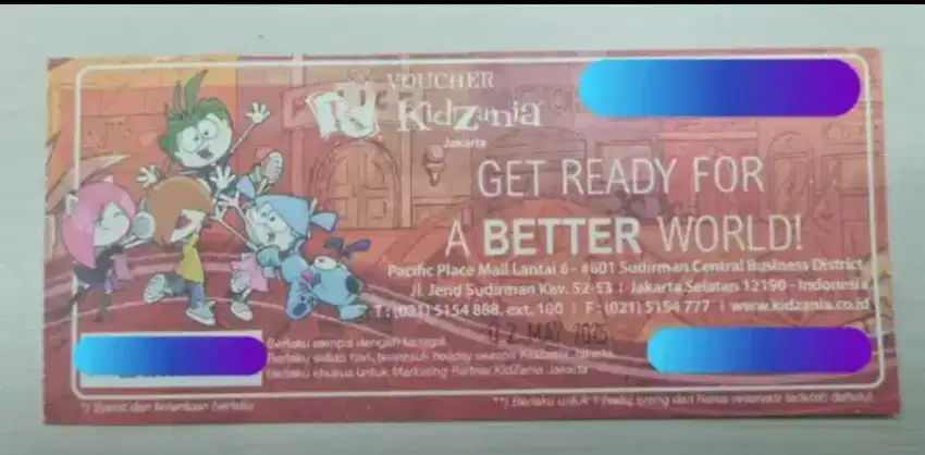 Tiket Voucher Kidzania Jakarta