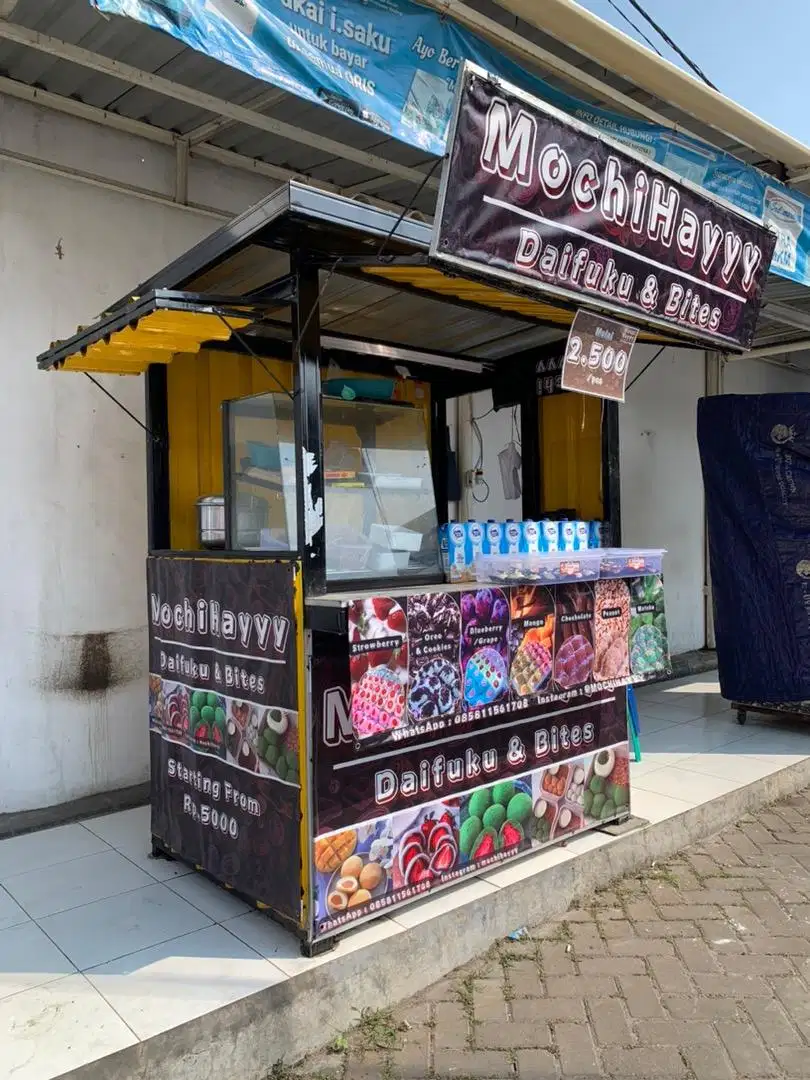 DIJUAL GEROBAK KONTAINER TYPE BOOTH CONTAINER SECOND