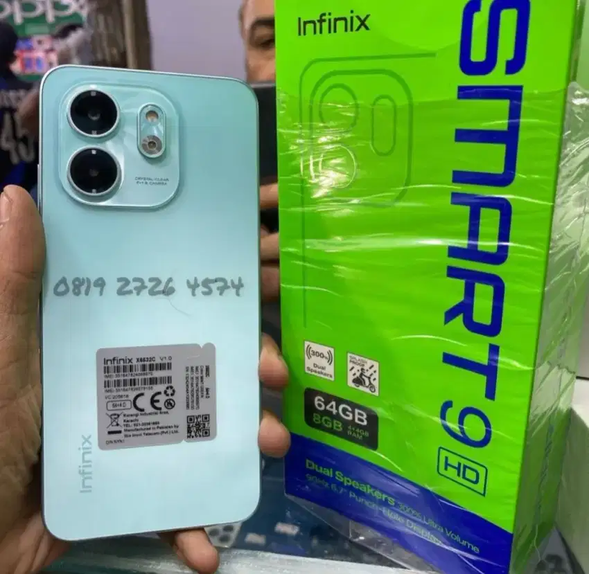 INFINIX SMART 9 HD 4/64 BARU GARANSI RESMI