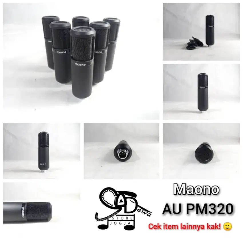 MIC CONDENSER MAONO AU PM320 PM 320 AUPM320 CONDENSOR MICROPHONE