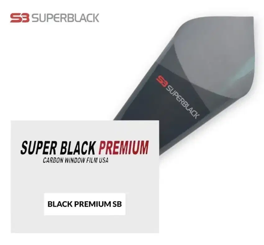 Kaca Film Super Black Premium - Depan