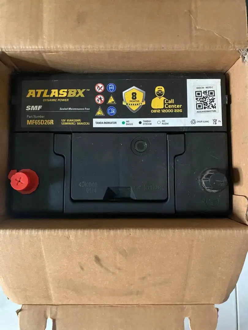 Aki 65 ah Atlas Bx baru ga jadi pake