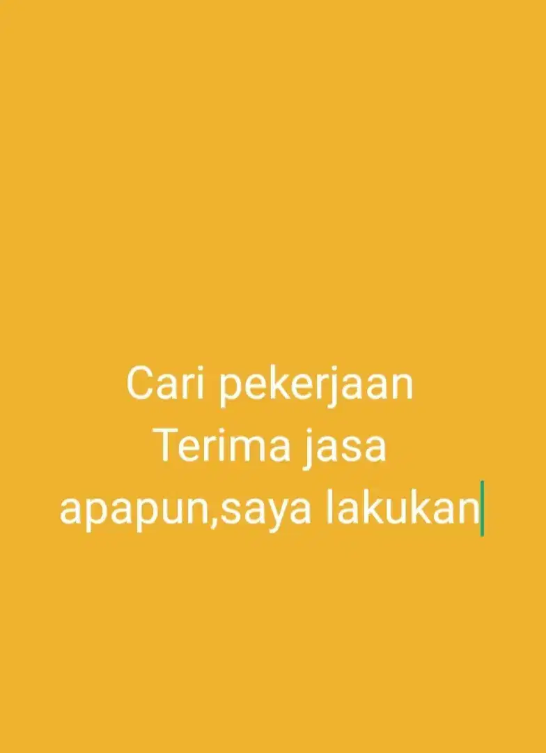 Terima jasa apapun