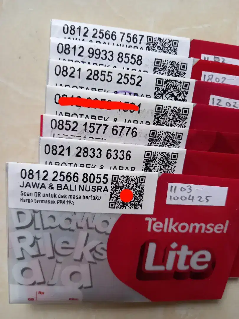 Telkomsel simpati as nomor cantik