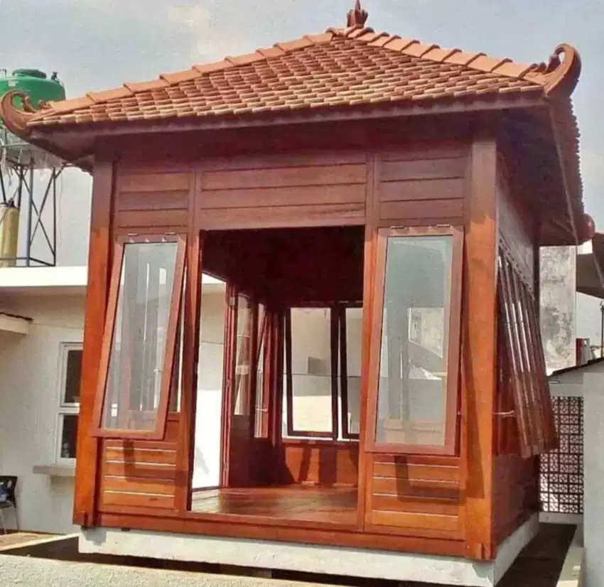 Gazebo taman untuk musholla