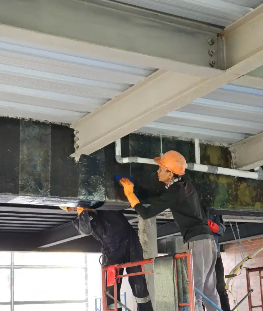 Spesialist Penguatan Perkuatan struktur beton. Carbon FRP & jacketing