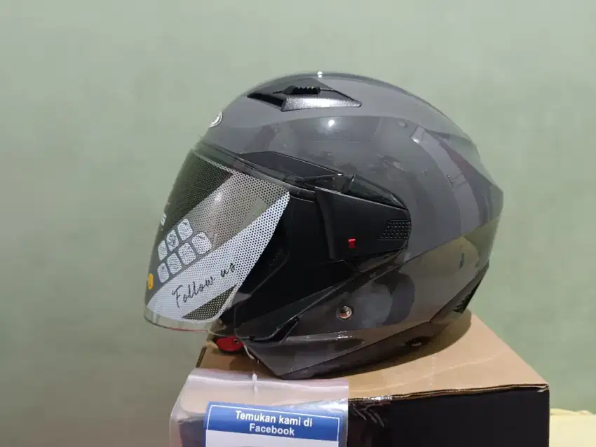 Helm zeus zs611 size L new wrna grey glossy