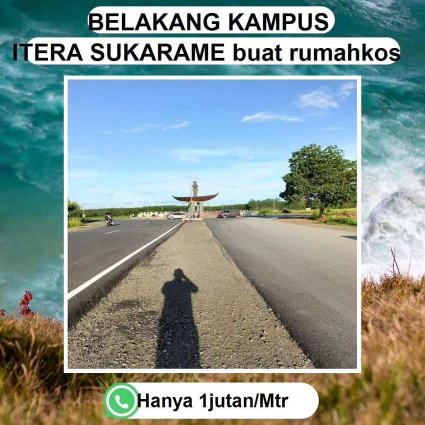 KAVLING BELAKANG KAMPUS ITERA SUKARAME JUAL HARGA MURAH